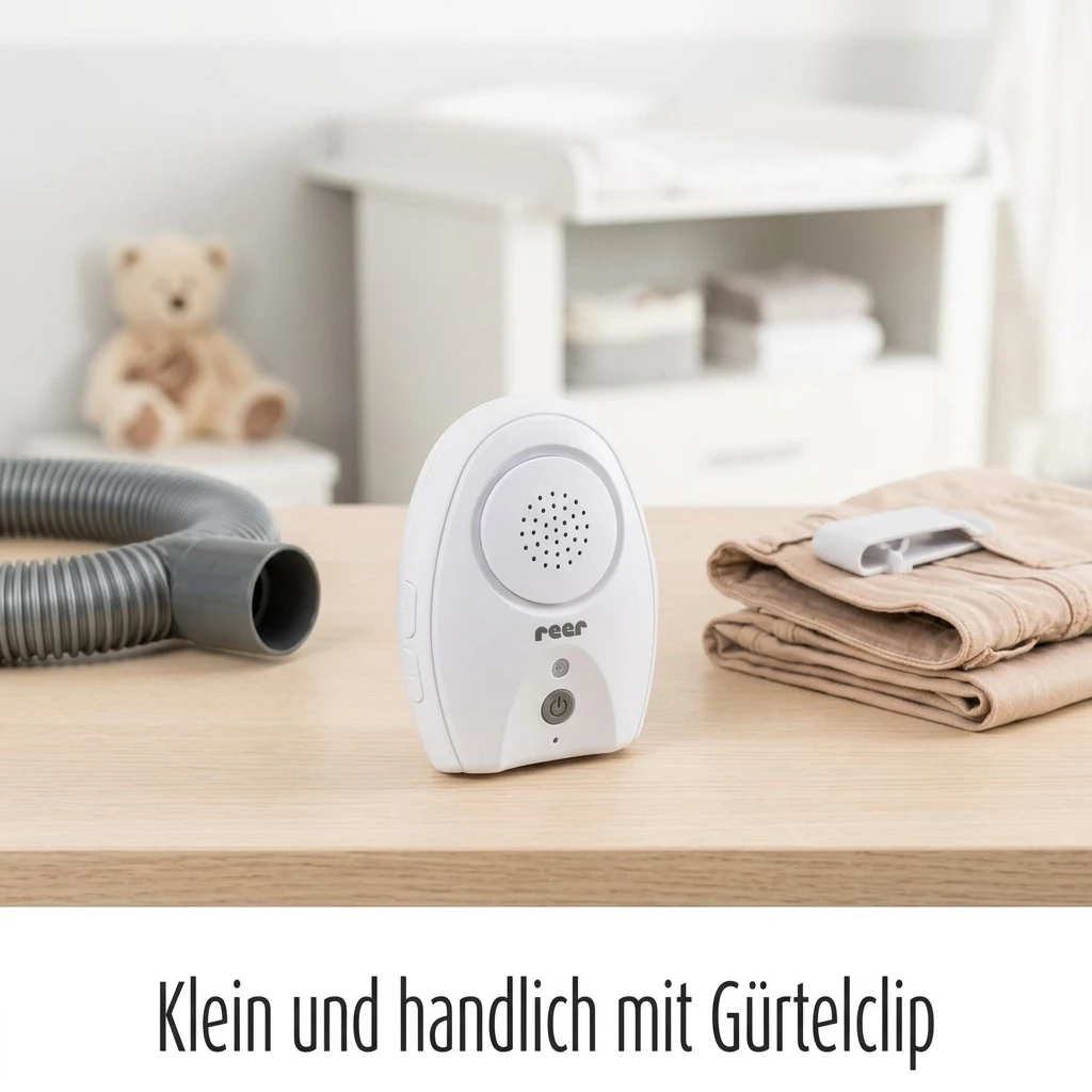 Reer Babyphone Audio-Babyphone, Audio Babyphone, 1-tlg., bis zu 300 Meter Reichweite