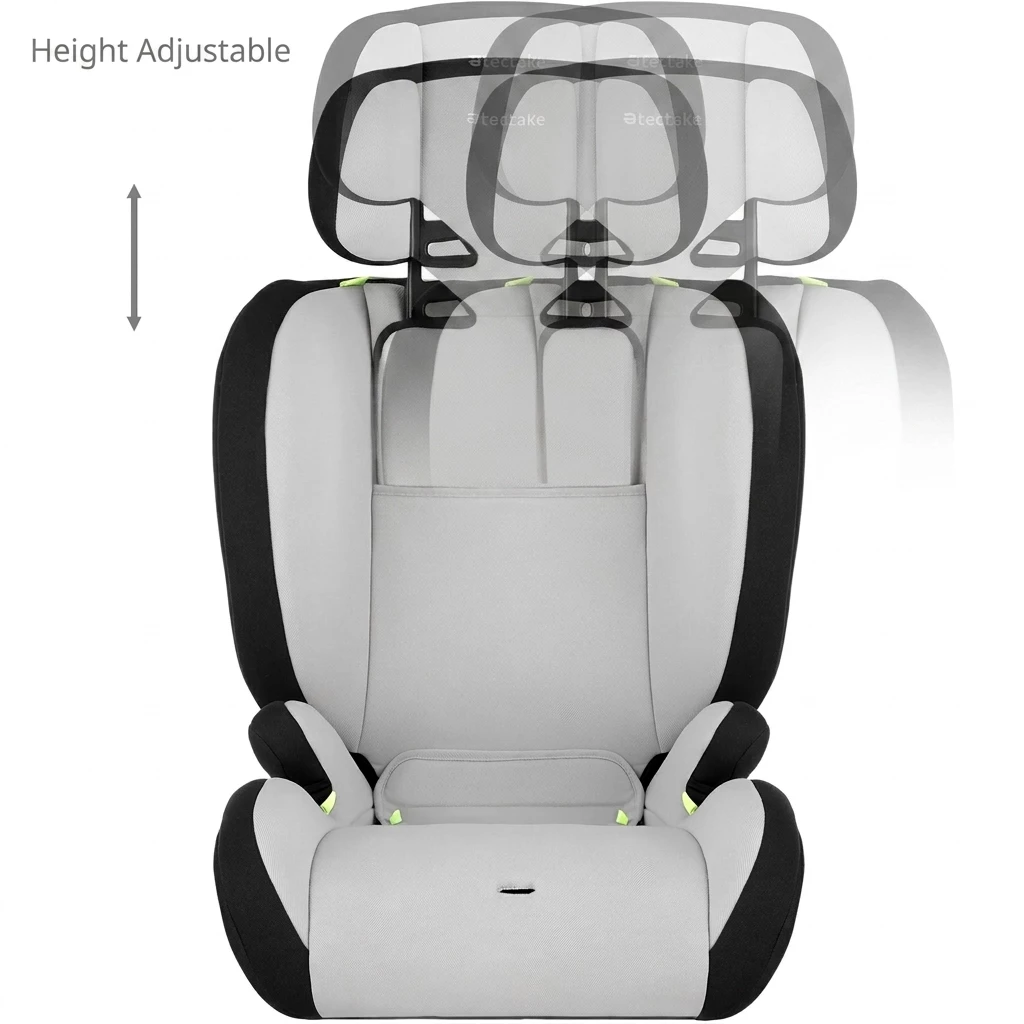 tectake Autokindersitz Autositz Sophie mit 5-Punkt-Gurt, i-Size Zulassung