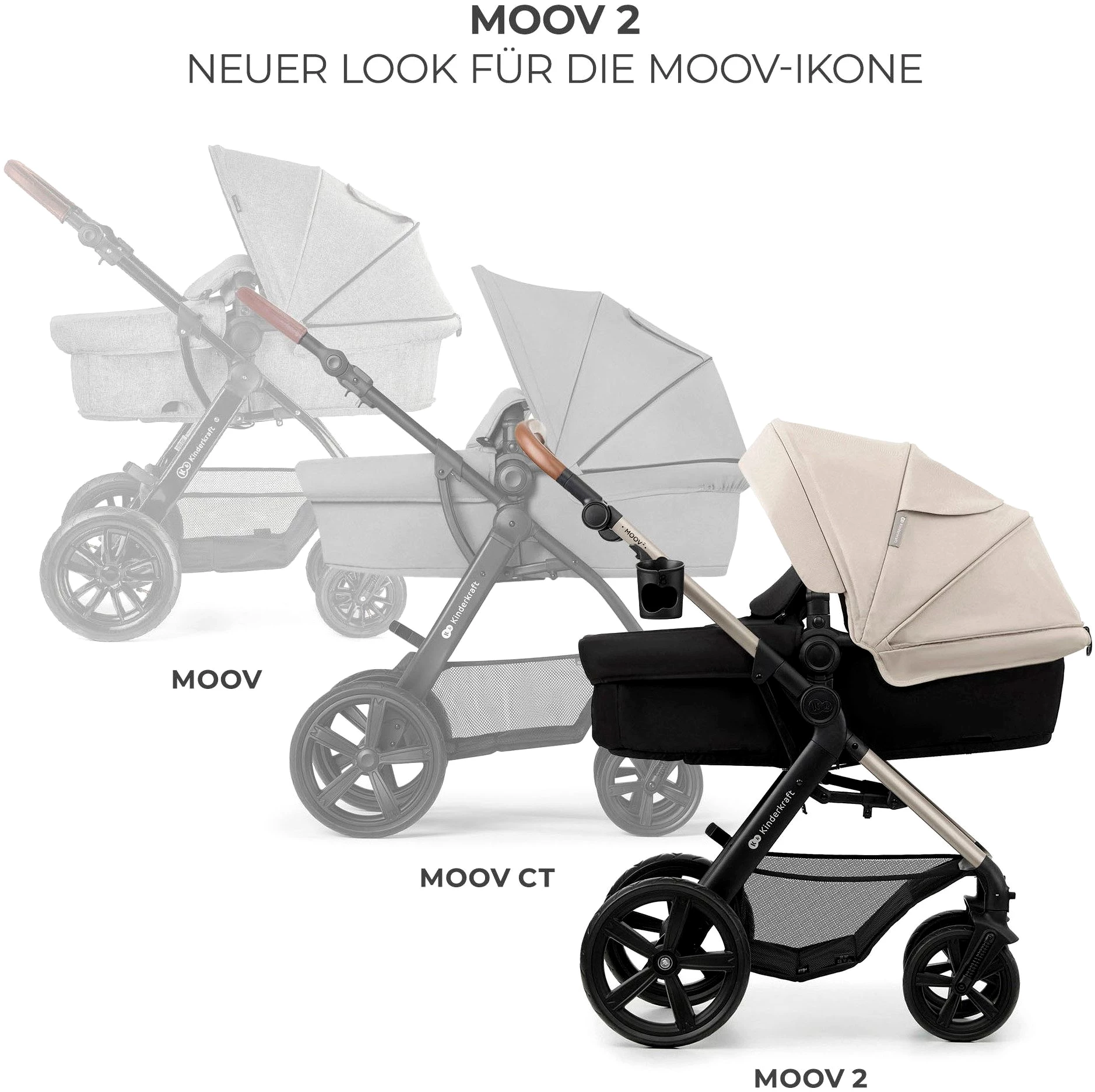 Kombi-Kinderwagen MOOV 2 4in1 EVA