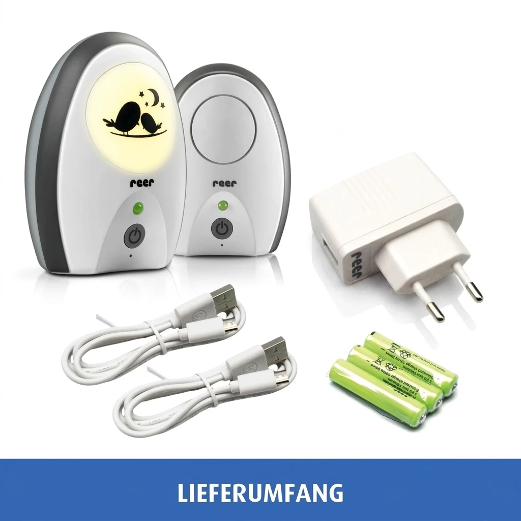Reer Babyphone Audio-Babyphone, Audio Babyphone, 1-tlg., bis zu 300 Meter Reichweite