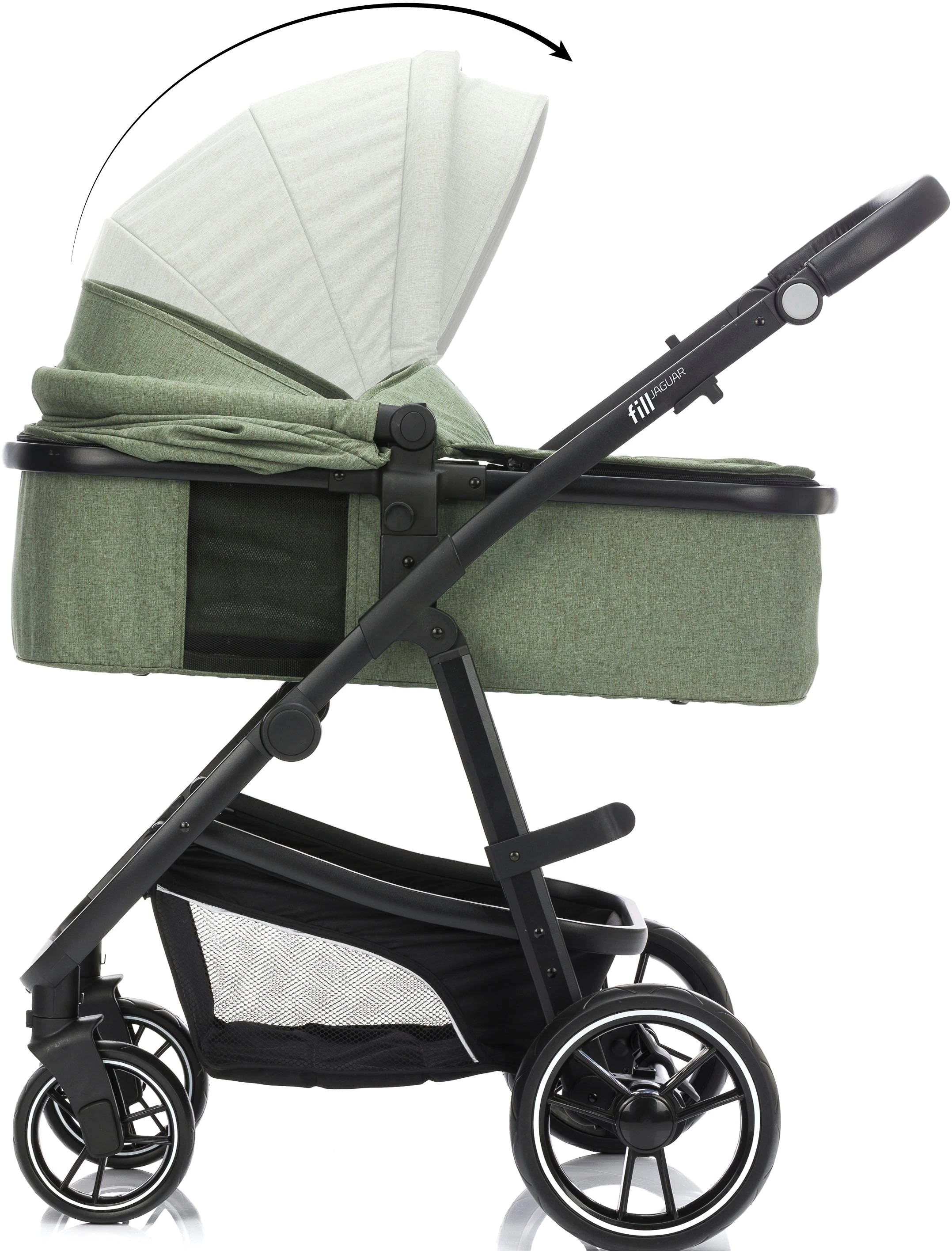 Fillikid Kombi-Kinderwagen Jaguar, (Set, 9-tlg)