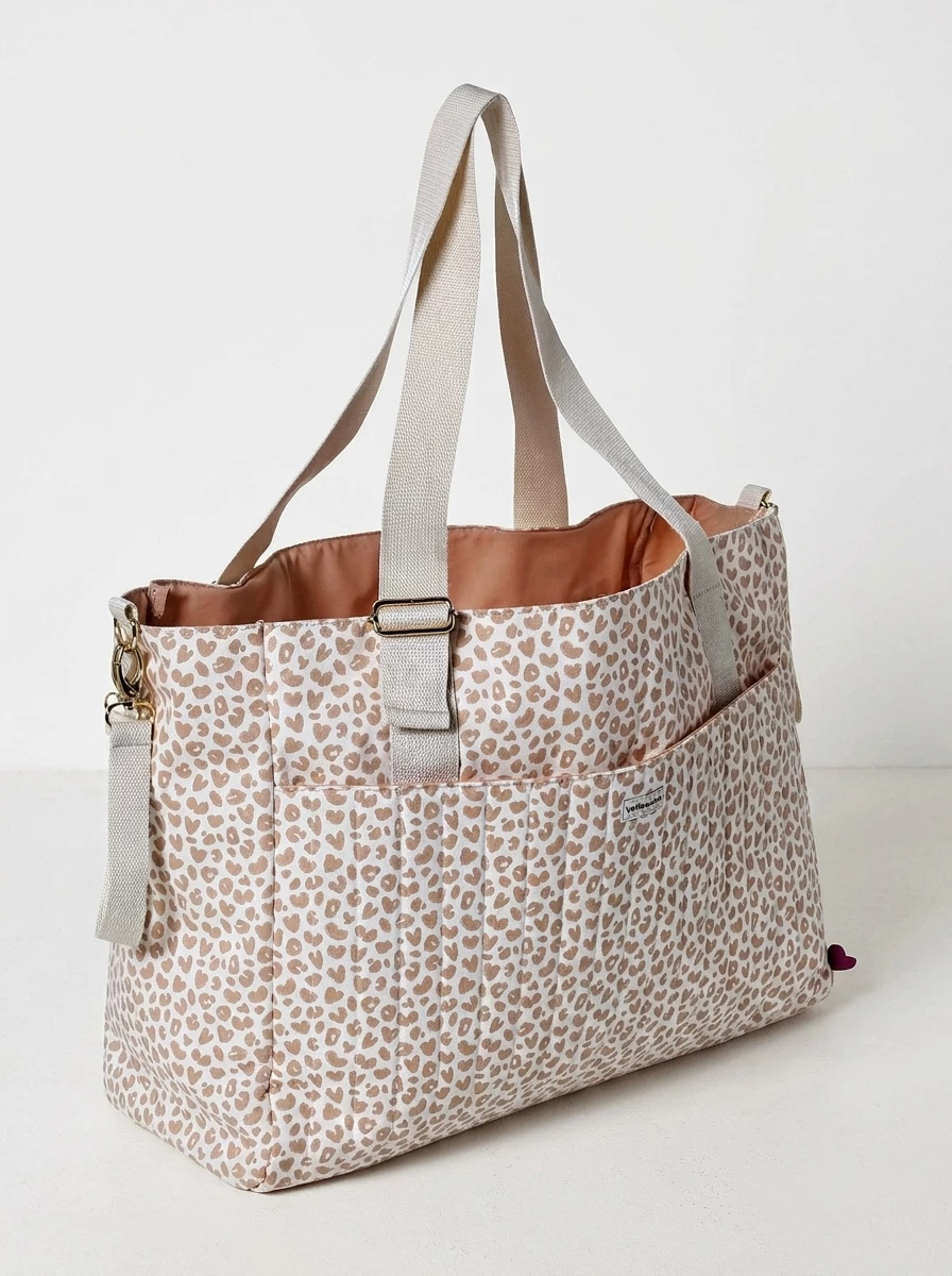 vertbaudet Wickeltasche LOVELY LEO, viel Stauraum, 1 Außenfach, 45 x 35 x 18 cm