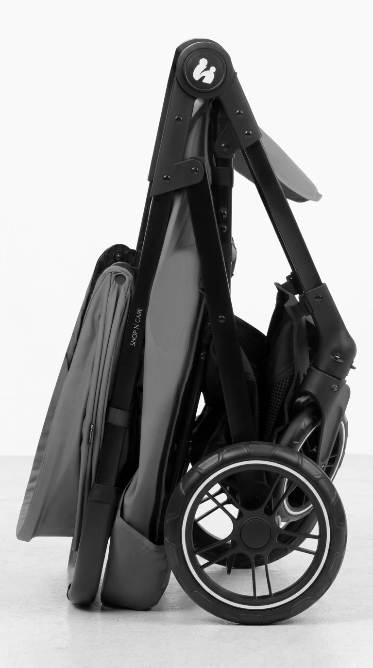 Hauck Kinder-Buggy Shop N Care, Grey, bis 22 kg belastbar; kompatibel mit Babyschale
