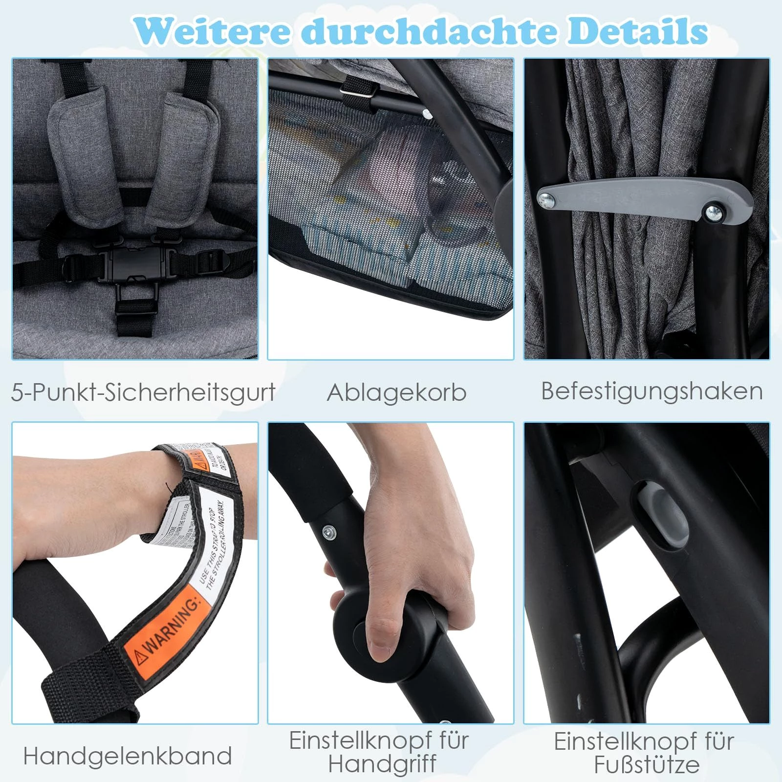 Geschwisterwagen Zwillingsbuggy