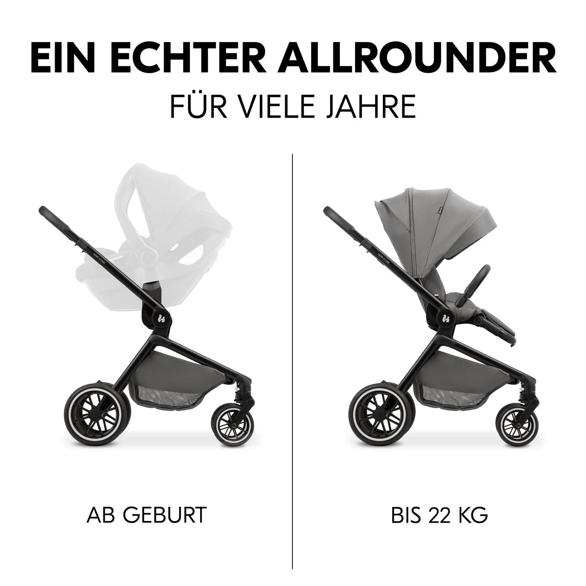 Hauck Sportbuggy Move N Care - Dark Grey