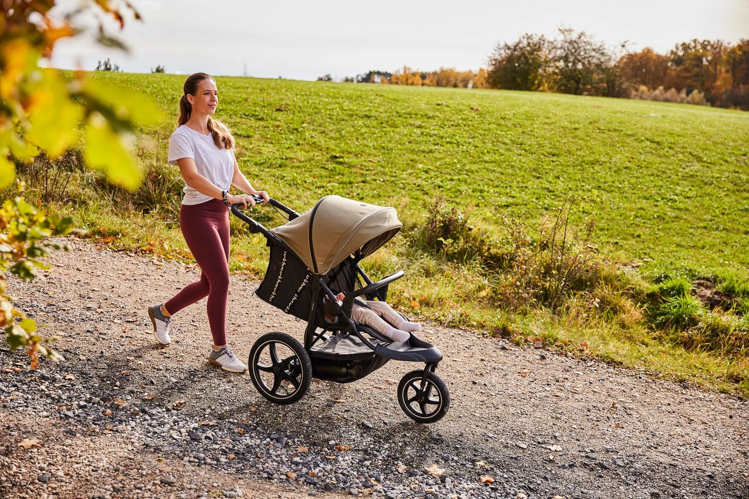 Hauck Dreirad-Kinderwagen Runner 3, olive
