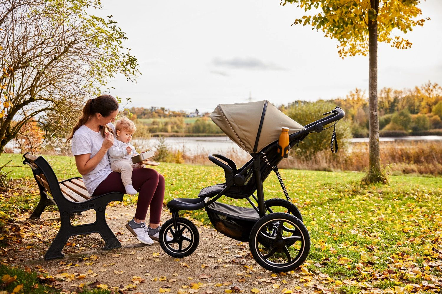 Hauck Dreirad-Kinderwagen Runner 3, Jungle Green