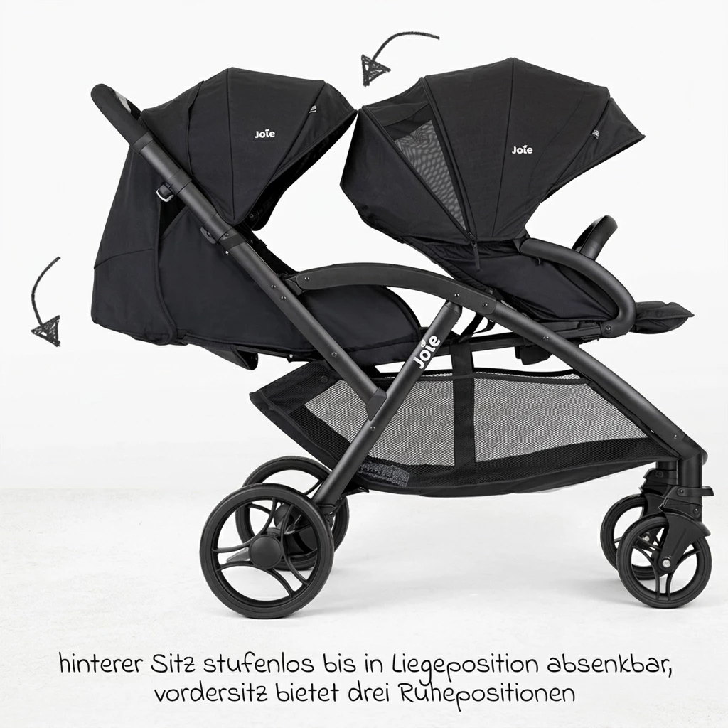 Joie Geschwisterwagen Evalite Duo - Shale