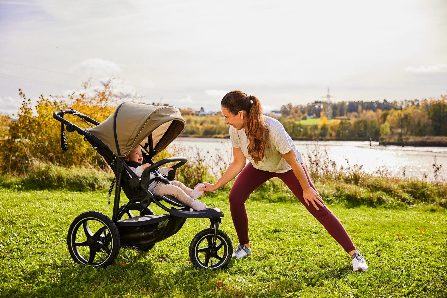 Hauck Dreirad-Kinderwagen Runner 3, Jungle Green