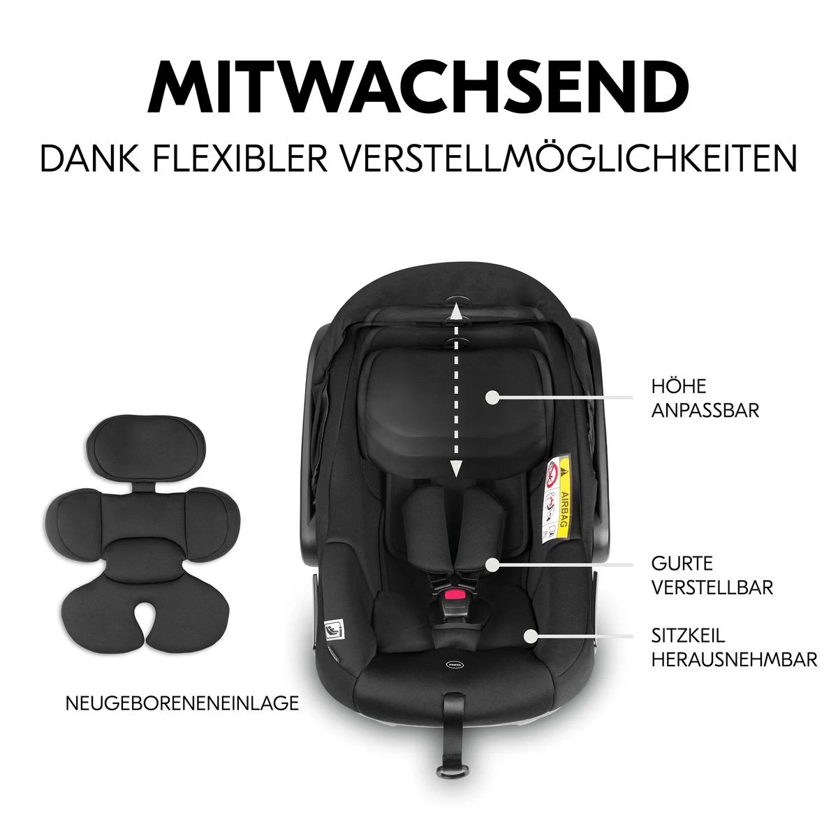 Hauck Sportbuggy Move N Care 2in1 Travel Set - Dark Grey