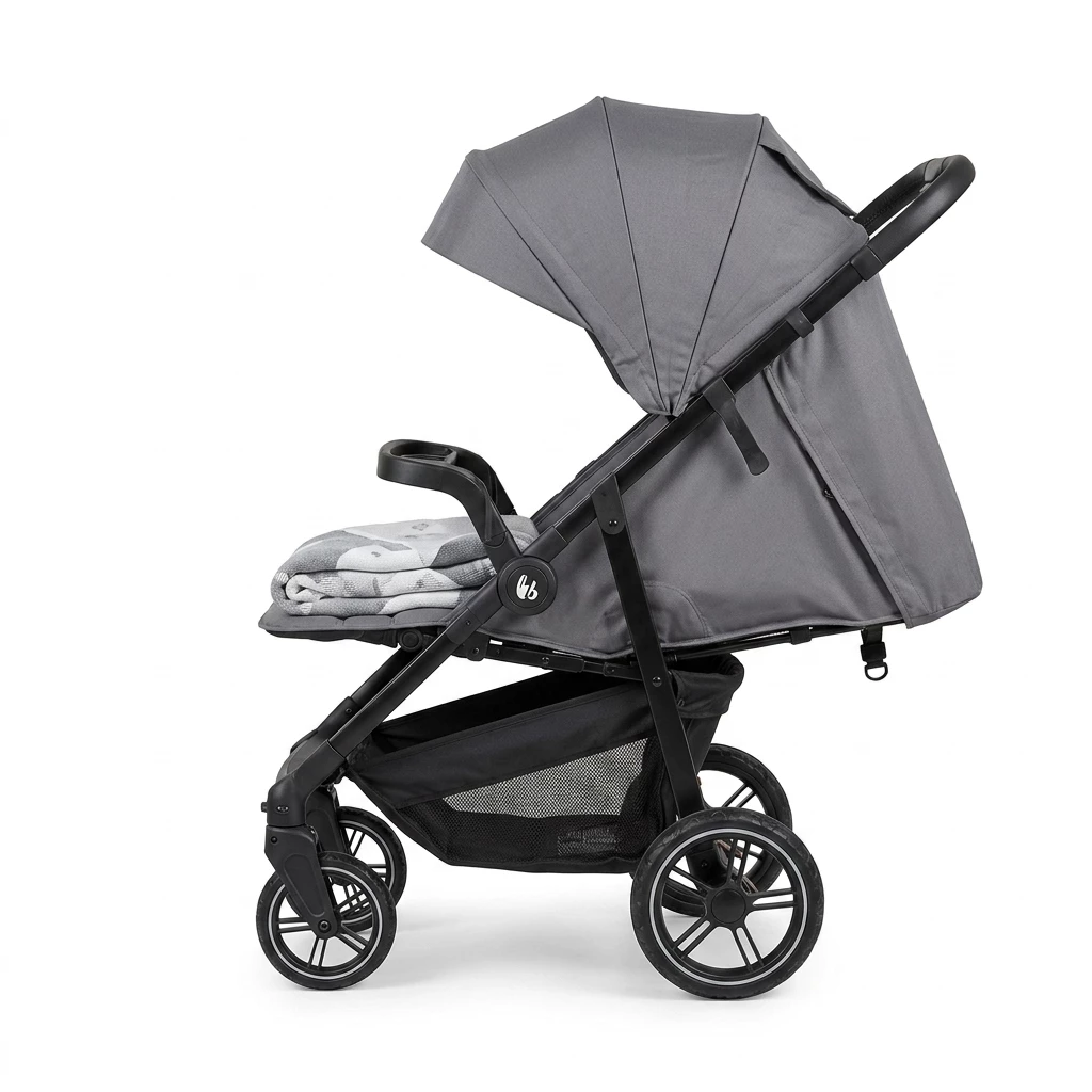 Hauck Kinder-Buggy Shop N Care, Grey, bis 22 kg belastbar; kompatibel mit Babyschale