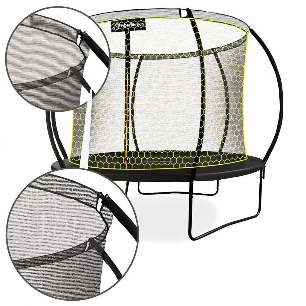 HyperMotion Gartentrampolin Gartentrampolin mit Leiter und Innennetz für Haus und Garten