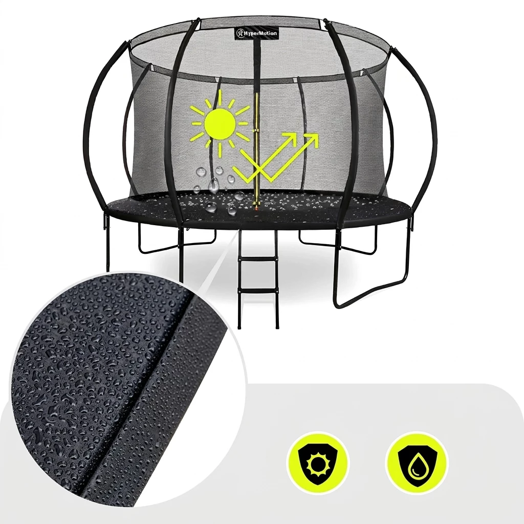 HyperMotion Gartentrampolin Gartentrampolin mit Leiter und Innennetz