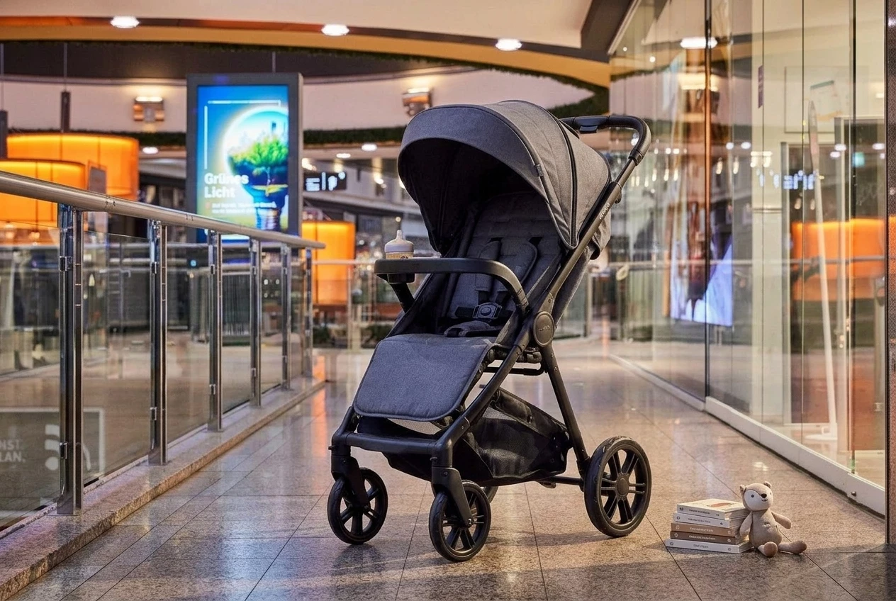 Hauck Kinder-Buggy Shop N Care, Olive, bis 22 kg belastbar; kompatibel mit Babyschale