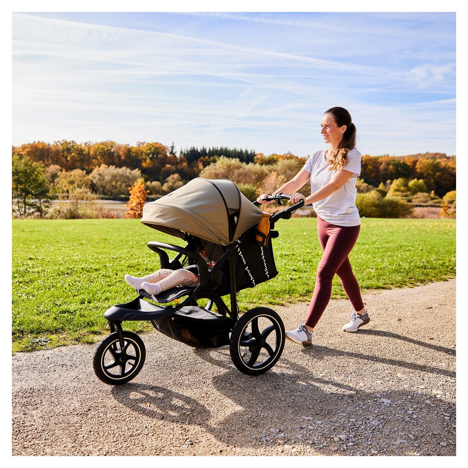 Hauck Dreirad-Kinderwagen Runner 3, Jungle Green