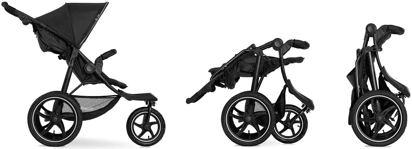 Hauck Dreirad-Kinderwagen Runner 2, black, Kinderwagen