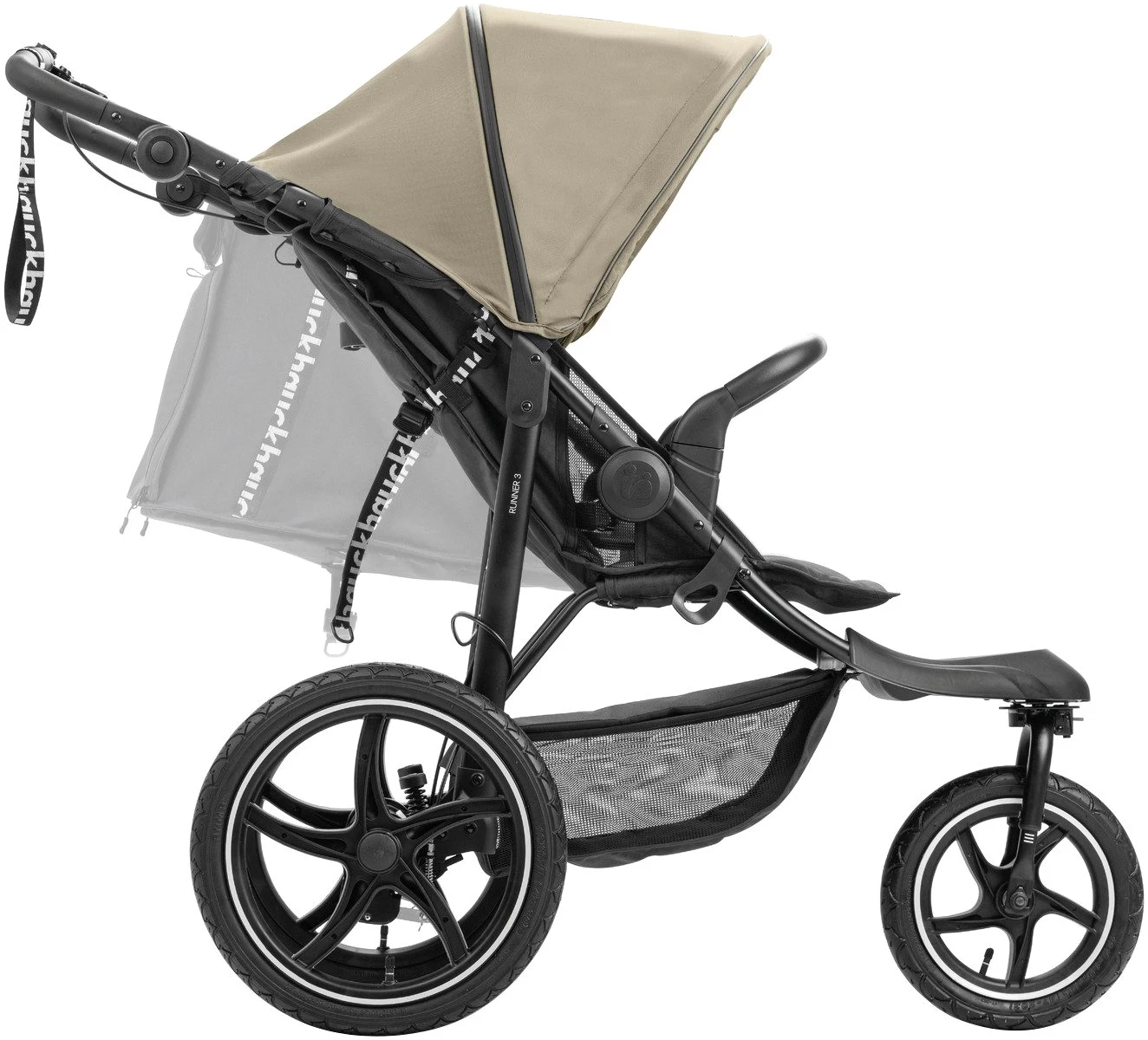 Hauck Dreirad-Kinderwagen Runner 3, olive