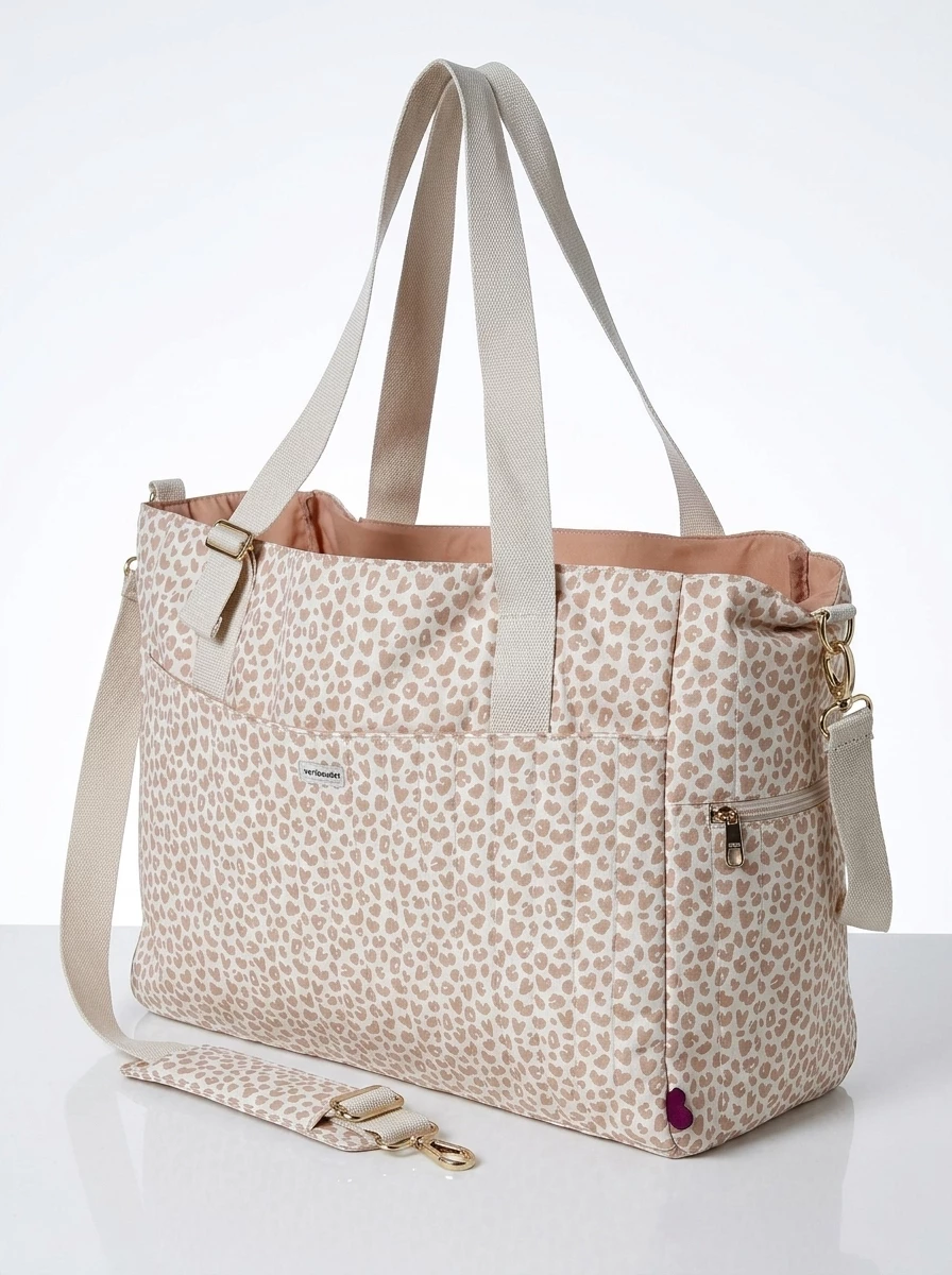 vertbaudet Wickeltasche LOVELY LEO, viel Stauraum, 1 Außenfach, 45 x 35 x 18 cm