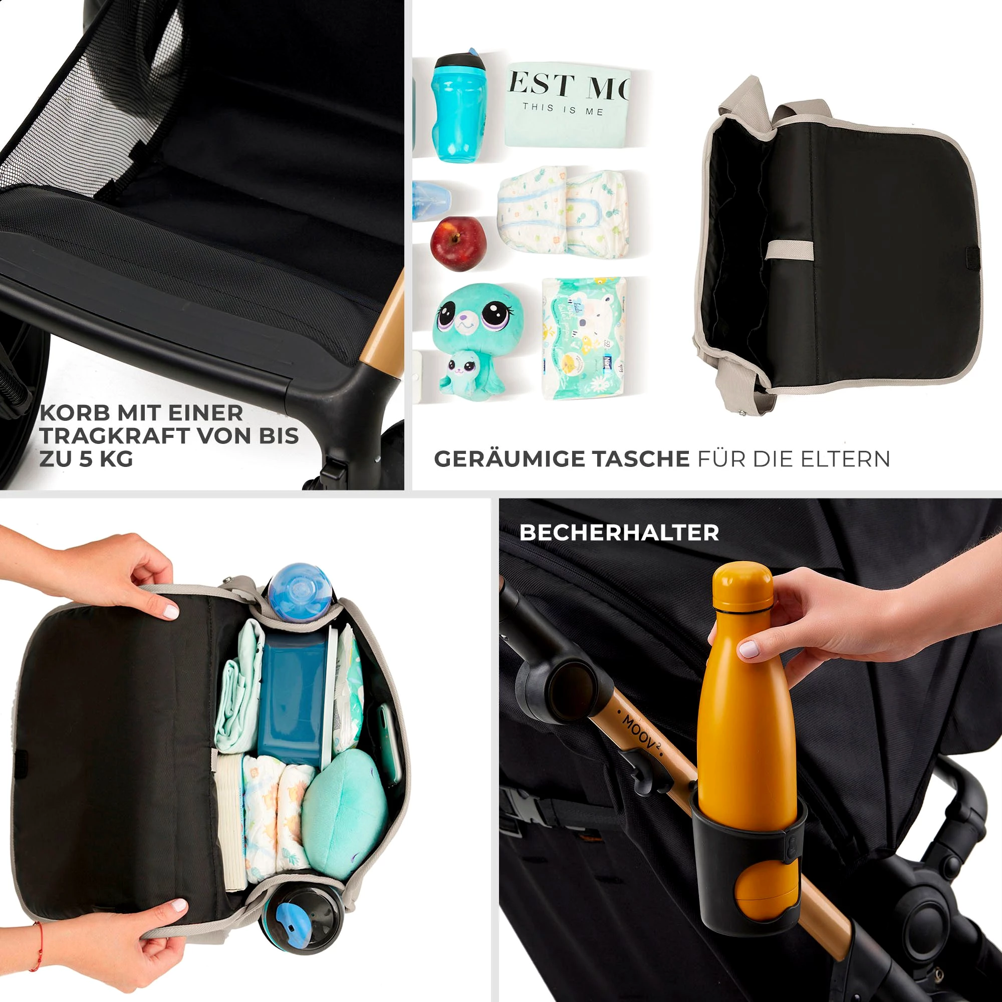 Kombi-Kinderwagen MOOV 2 4in1 EVA
