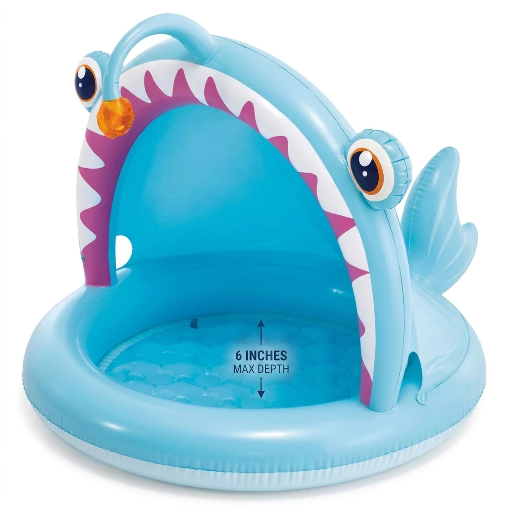 Intex Planschbecken ANGLER FISH BABY POOL, 127x102x86 cm, 45 l