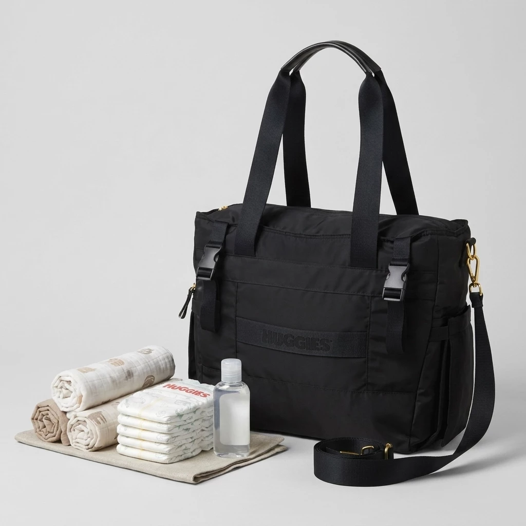 HUGGIES babywear Wickeltasche, inklusive Wickelunterlage, ohne abgebildete Accessories
