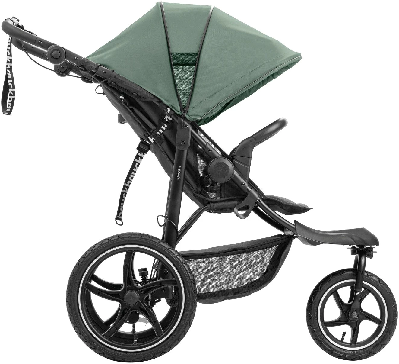 Hauck Dreirad-Kinderwagen Runner 3, Jungle Green