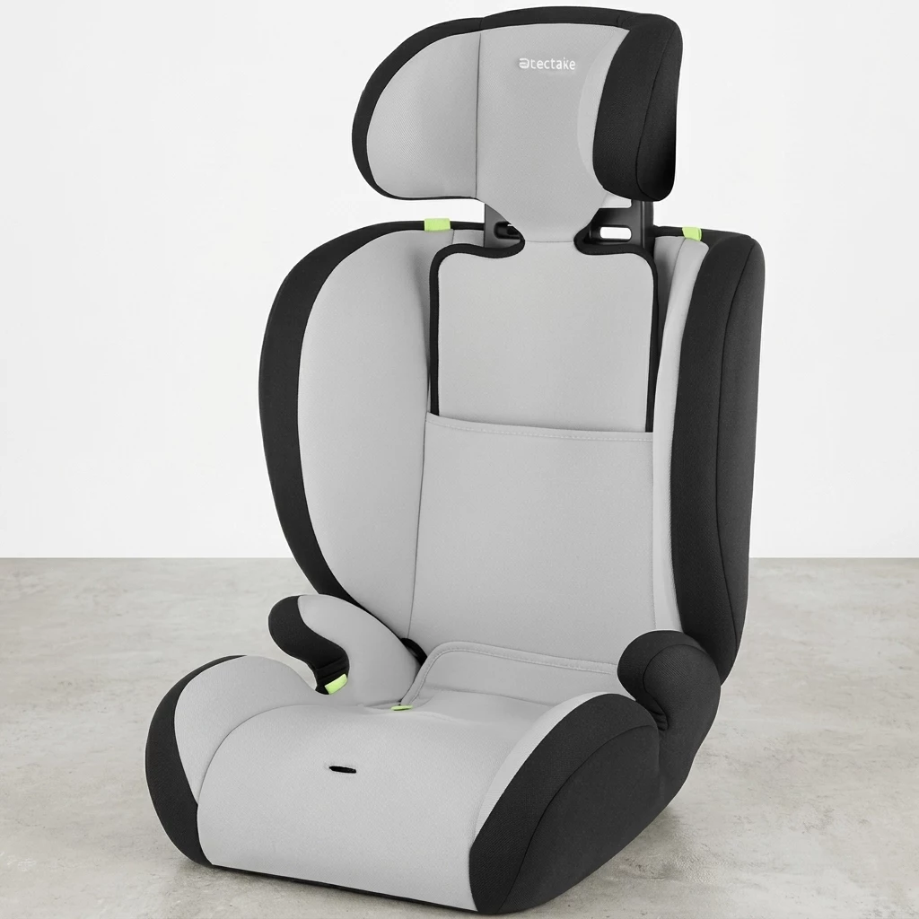 tectake Autokindersitz Autositz Sophie mit 5-Punkt-Gurt, i-Size Zulassung