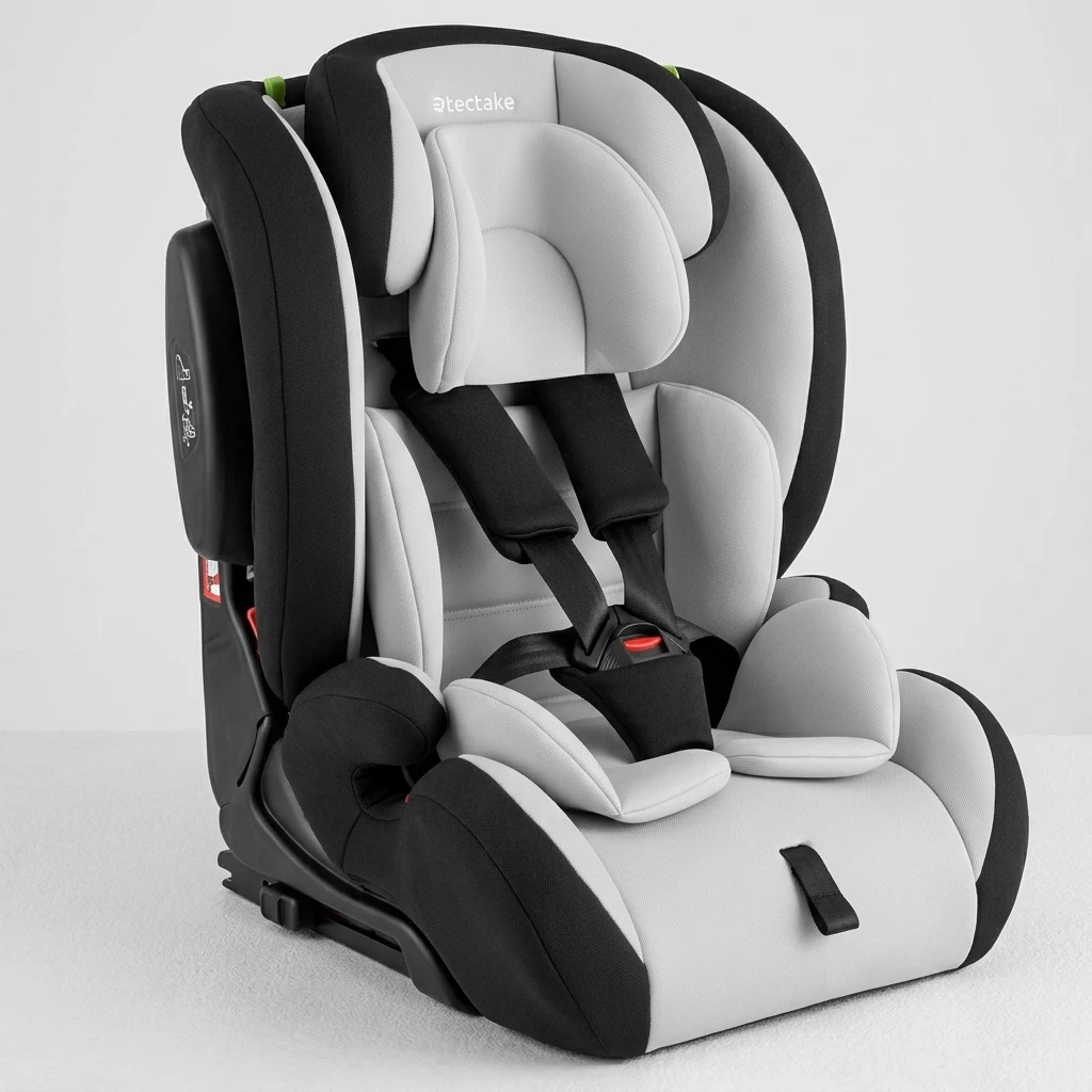 tectake Autokindersitz Autositz Sophie mit 5-Punkt-Gurt, i-Size Zulassung