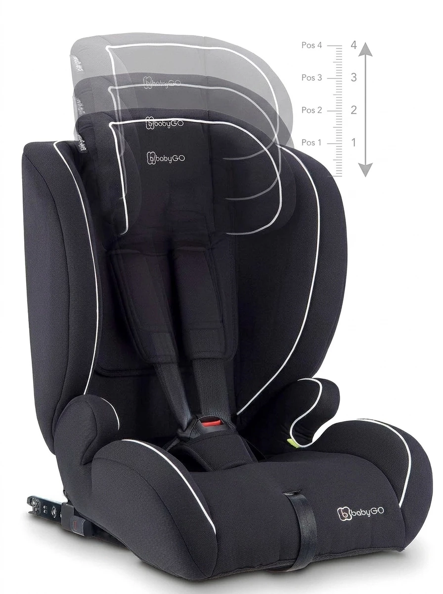 BabyGo Autokindersitz FreeFix Isize, ab: 76 cm, bis: 150 cm, für Körpergröße von 76-150 cm