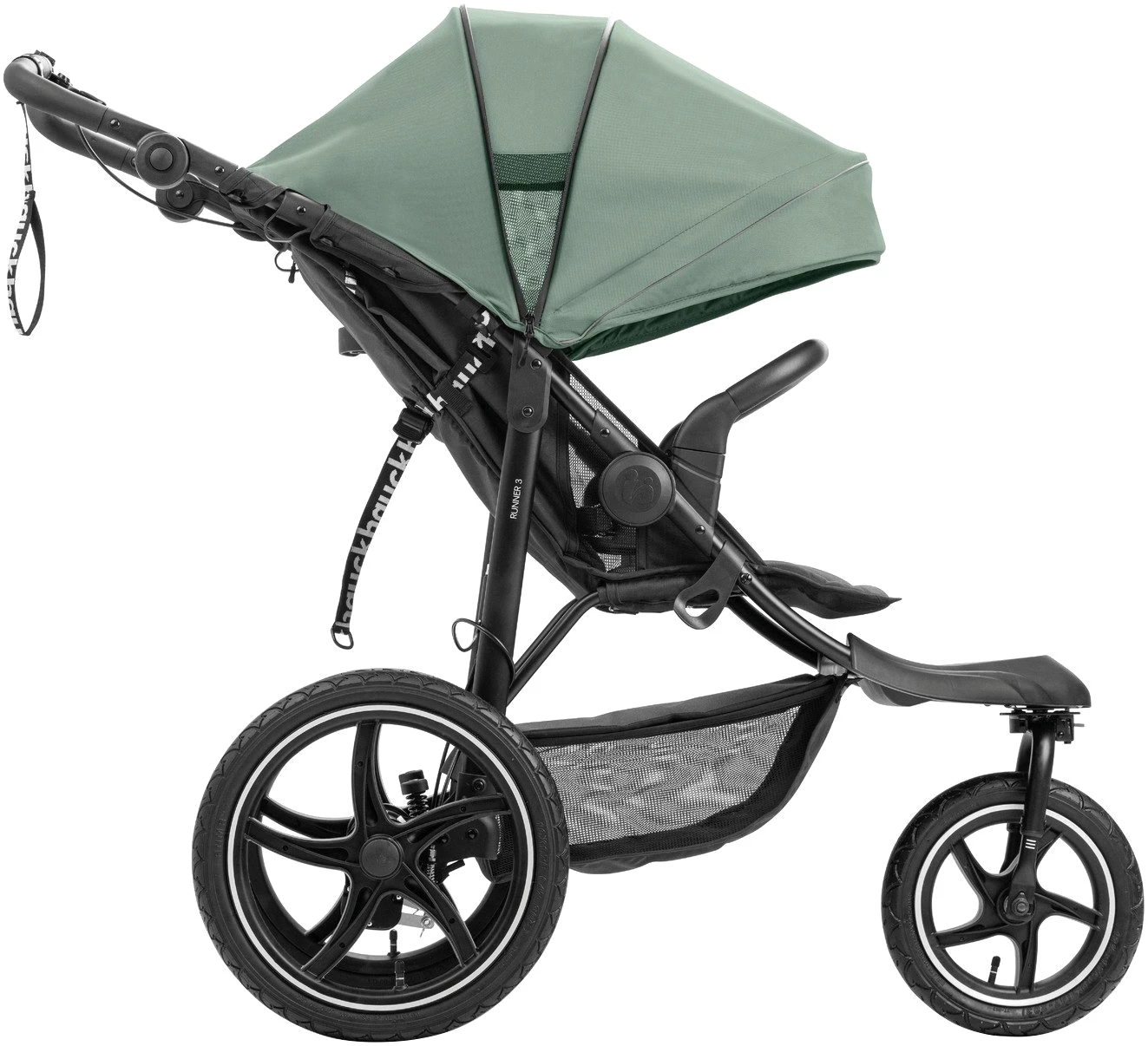 Hauck Dreirad-Kinderwagen Runner 3, Jungle Green