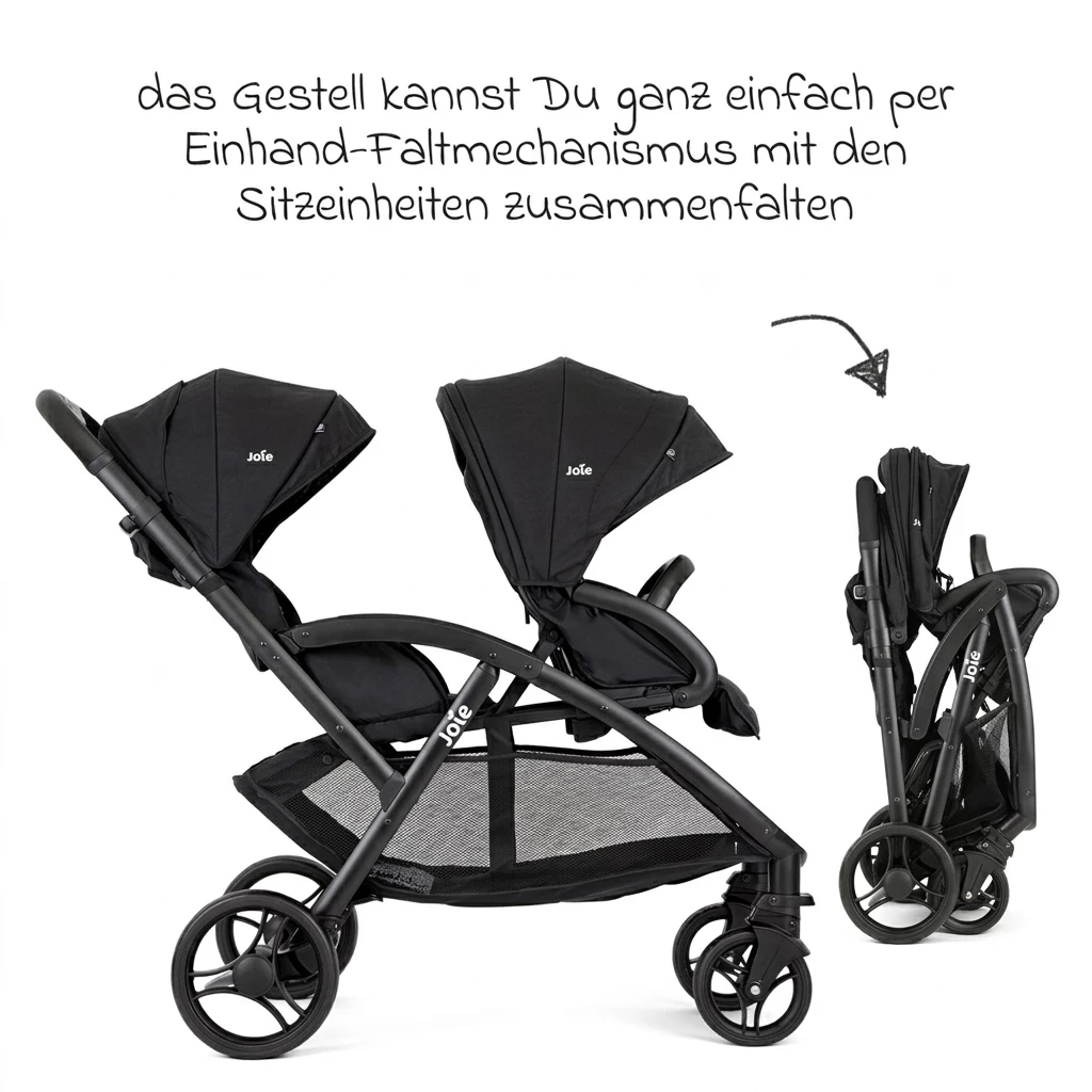 Joie Geschwisterwagen Evalite Duo - Shale