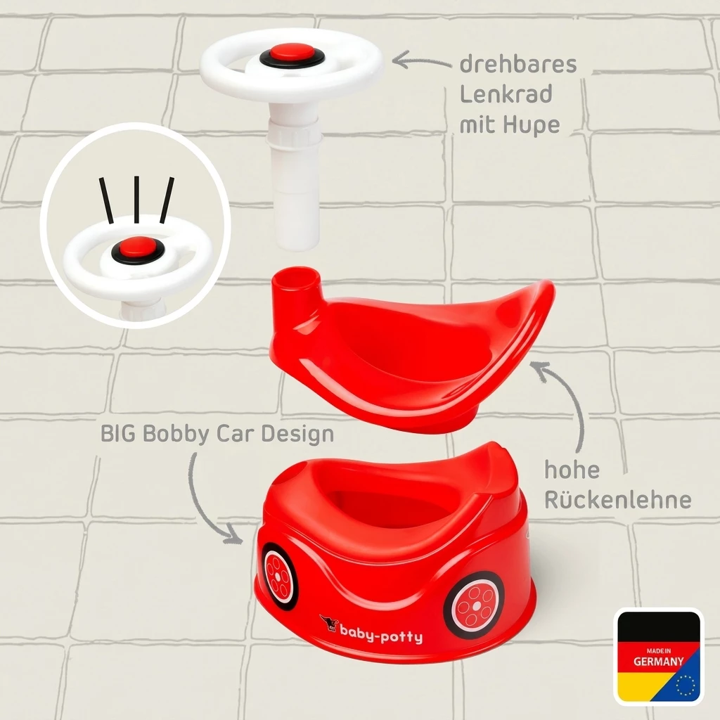 BIG Töpfchen BIG Baby-Potty, im BIG-Bobby-Car-Design; Made in Germany