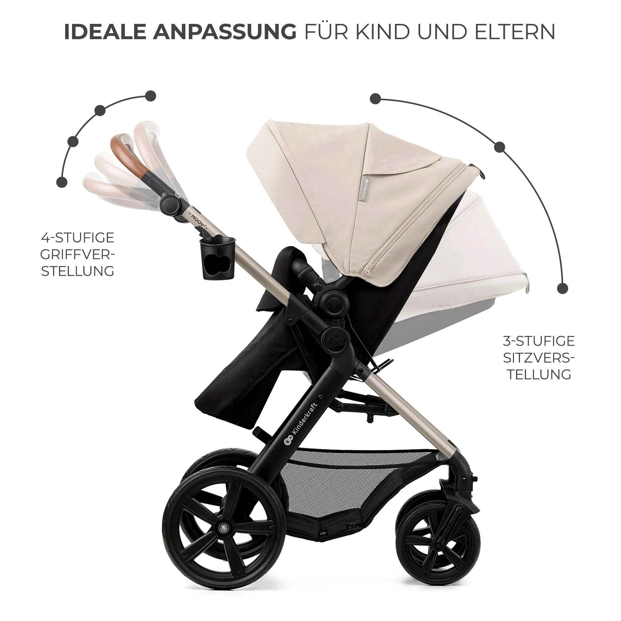 Kombi-Kinderwagen MOOV 2 4in1 EVA