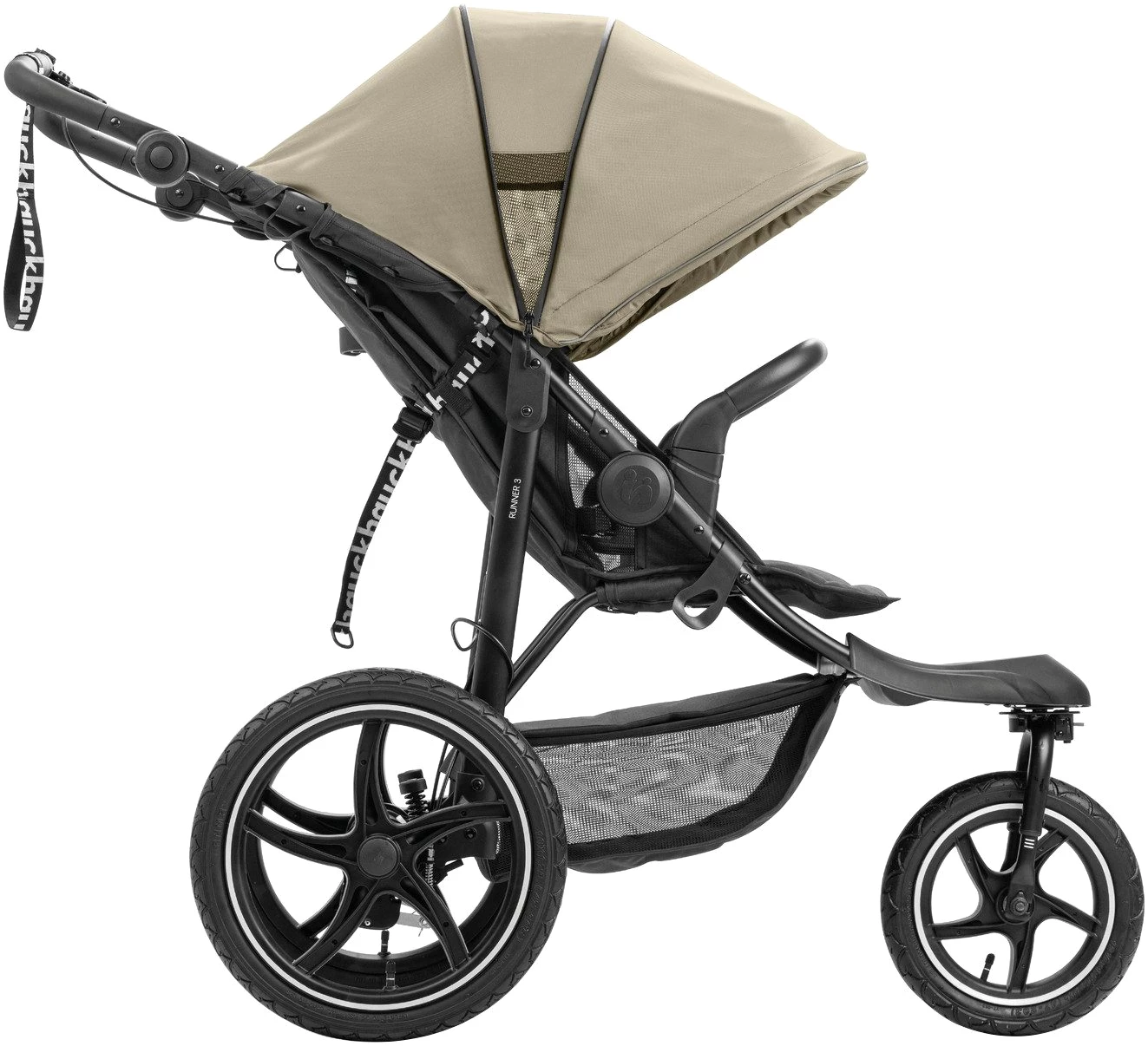 Hauck Dreirad-Kinderwagen Runner 3, olive